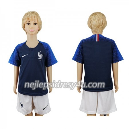 Fotbalový Dres Francie Dětské Domácí MS 2018