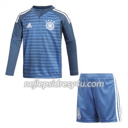 Fotbalový Dres Německo Brankářské Dětské Domácí MS 2018 Dlouhý Rukáv