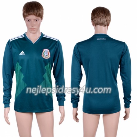 Fotbalový Dres Mexiko Domácí MS 2018 Dlouhý Rukáv