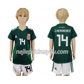Fotbalový Dres Mexiko Javier Hernandez 14 Dětské Domácí MS 2018