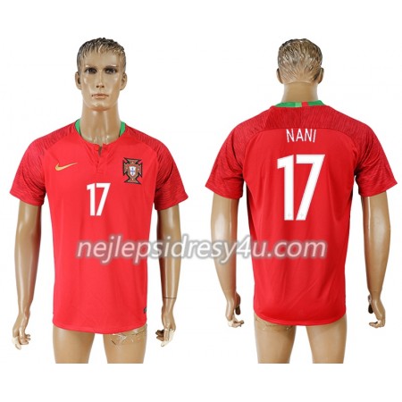 Fotbalový Dres Portugalsko Nani 17 Domácí MS 2018