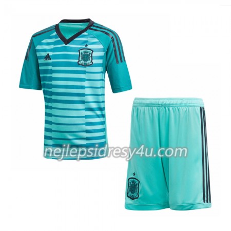 Fotbalový Dres Španělsko Brankářské Dětské Domácí MS 2018