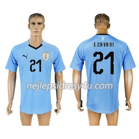 Fotbalový Dres Uruguay Edinson Cavani 21 Domácí MS 2018